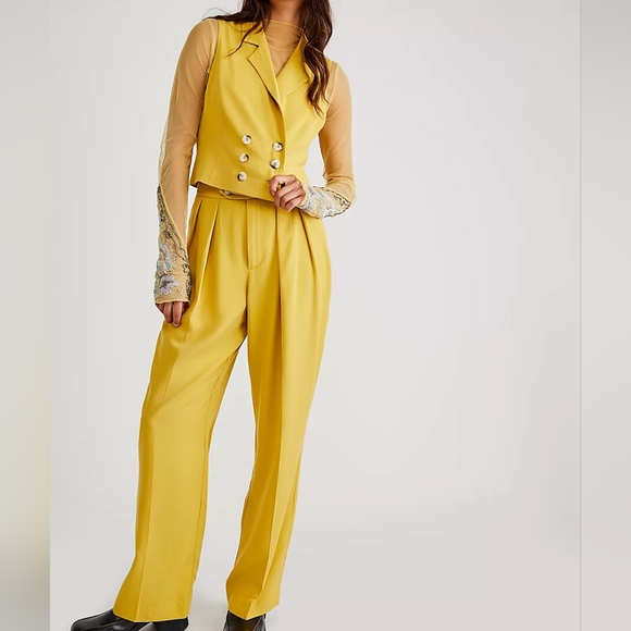 Free People Gabbie Vest Suit Set 12 - Picture 6 of 6